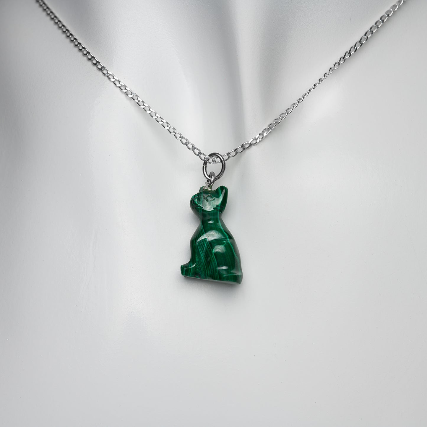 Malachit Tier Anhänger