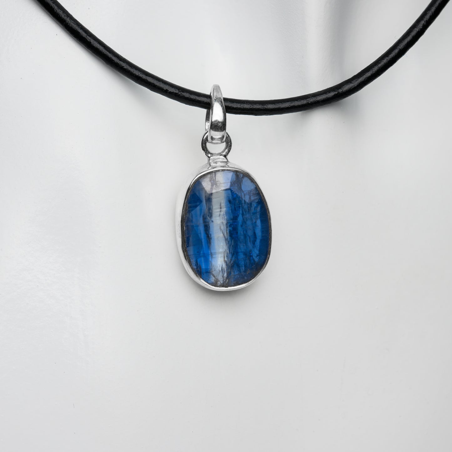 Disthen Anhänger facettiert 925 Sterling Silber