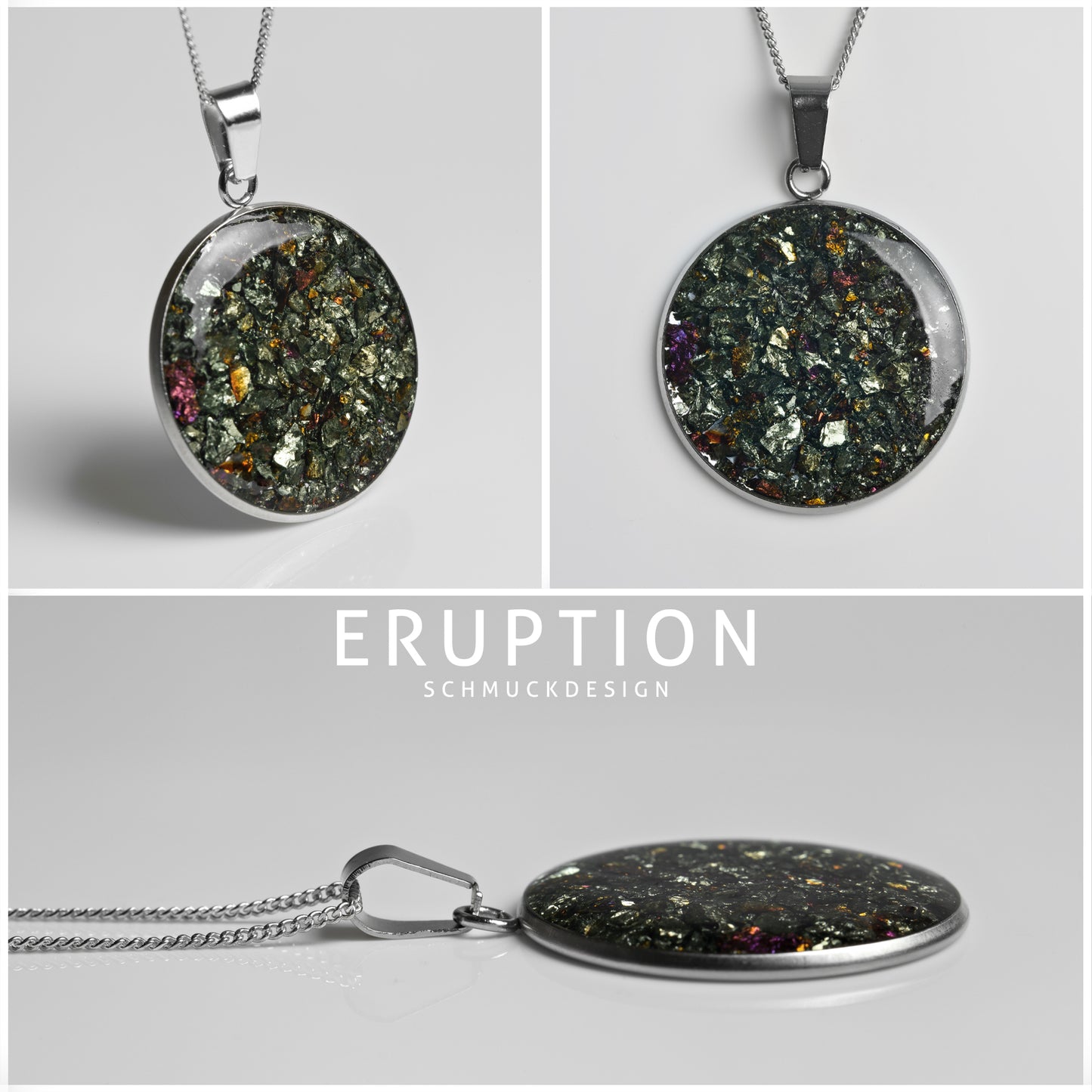 Chalkopyrit Anhänger 25mm