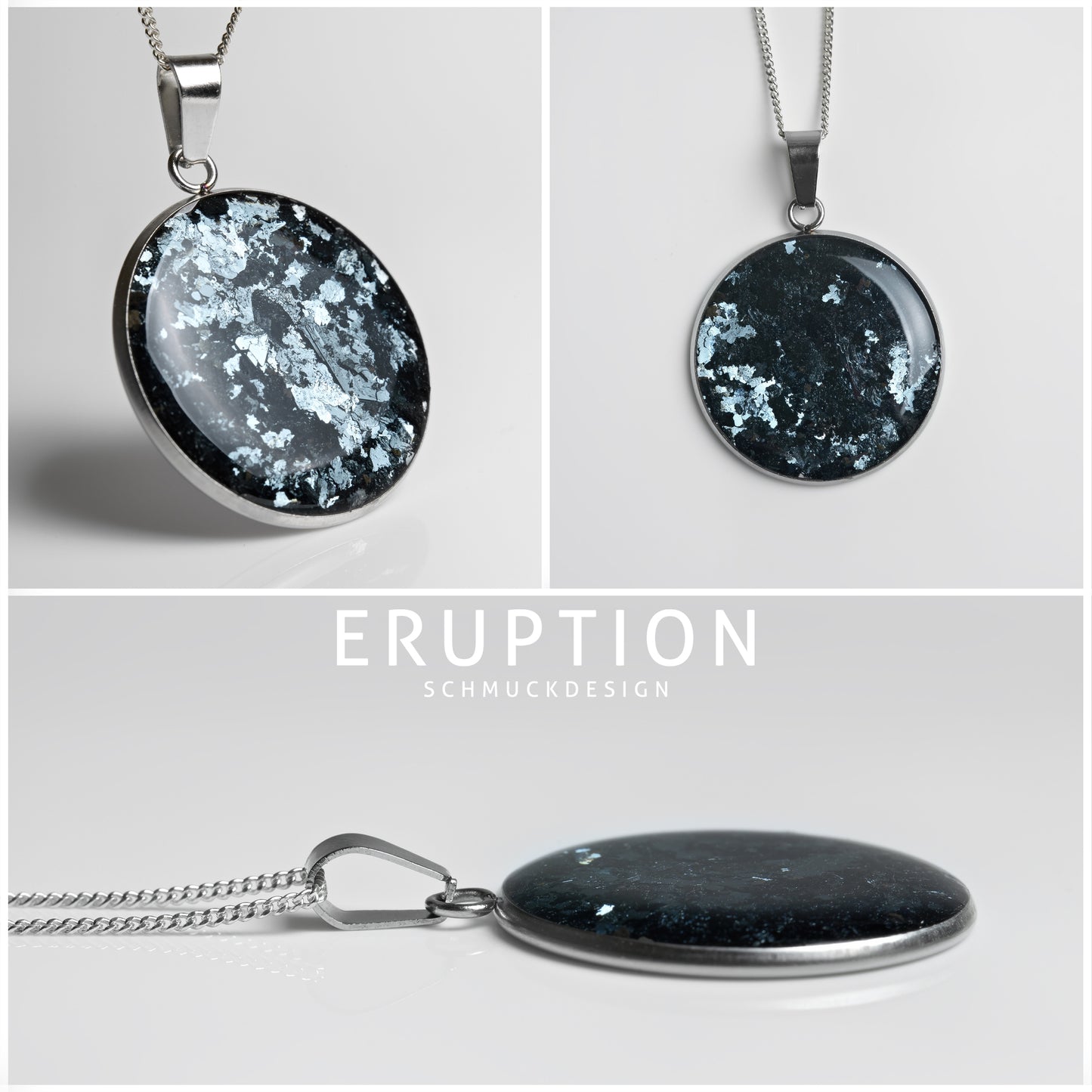 Eifel Hämatit Anhänger 25mm