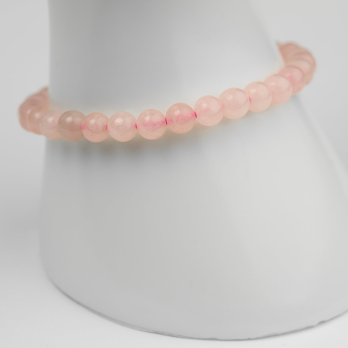 Rosenquarz Armband 6/8mm