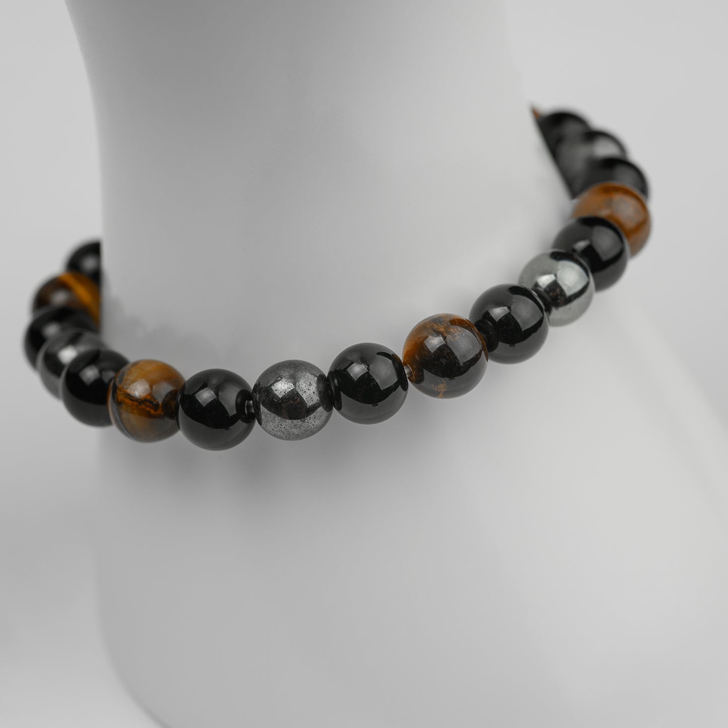 Tigerauge Hämatit Obsidian Armband 6/8/10mm