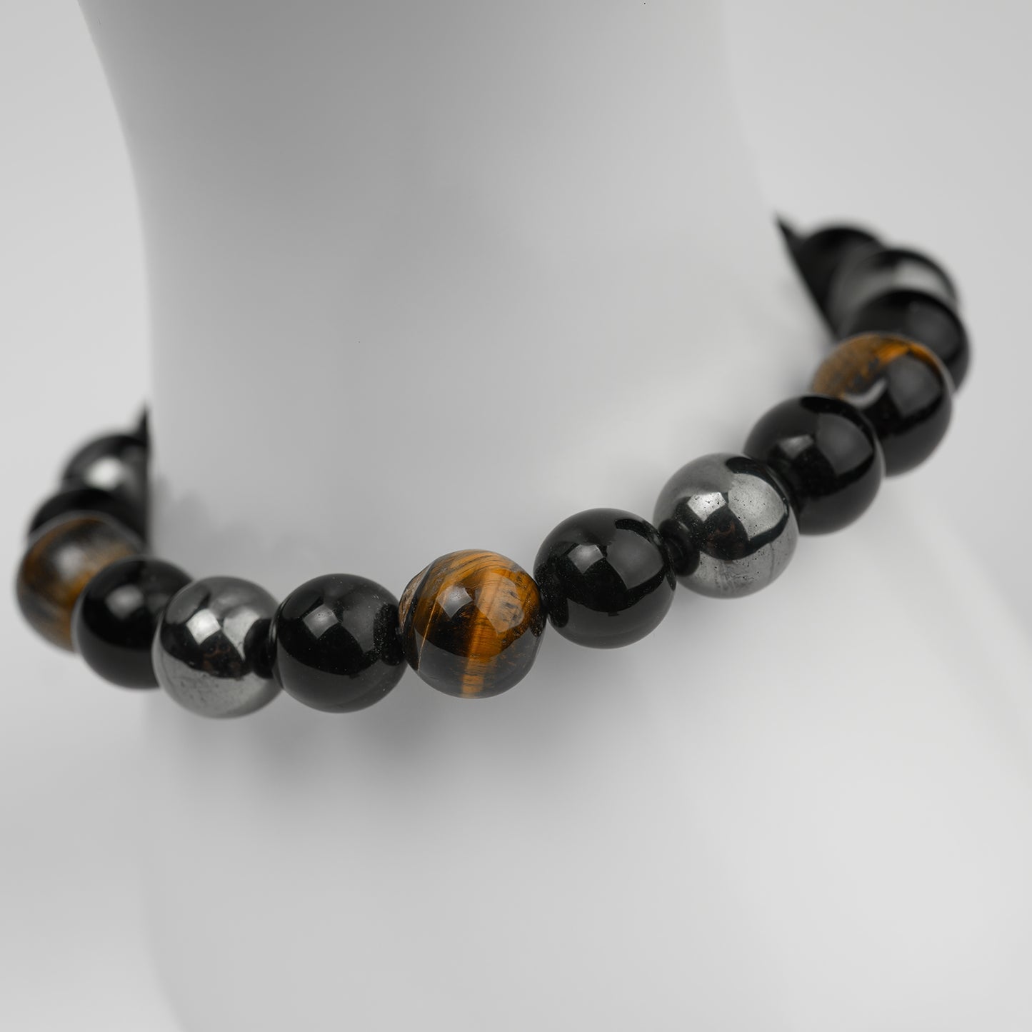 Tigerauge Hämatit Obsidian Armband 6/8/10mm