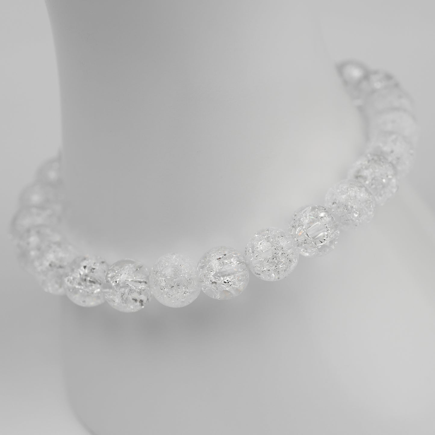 Cracked Bergkristall Armband 8mm