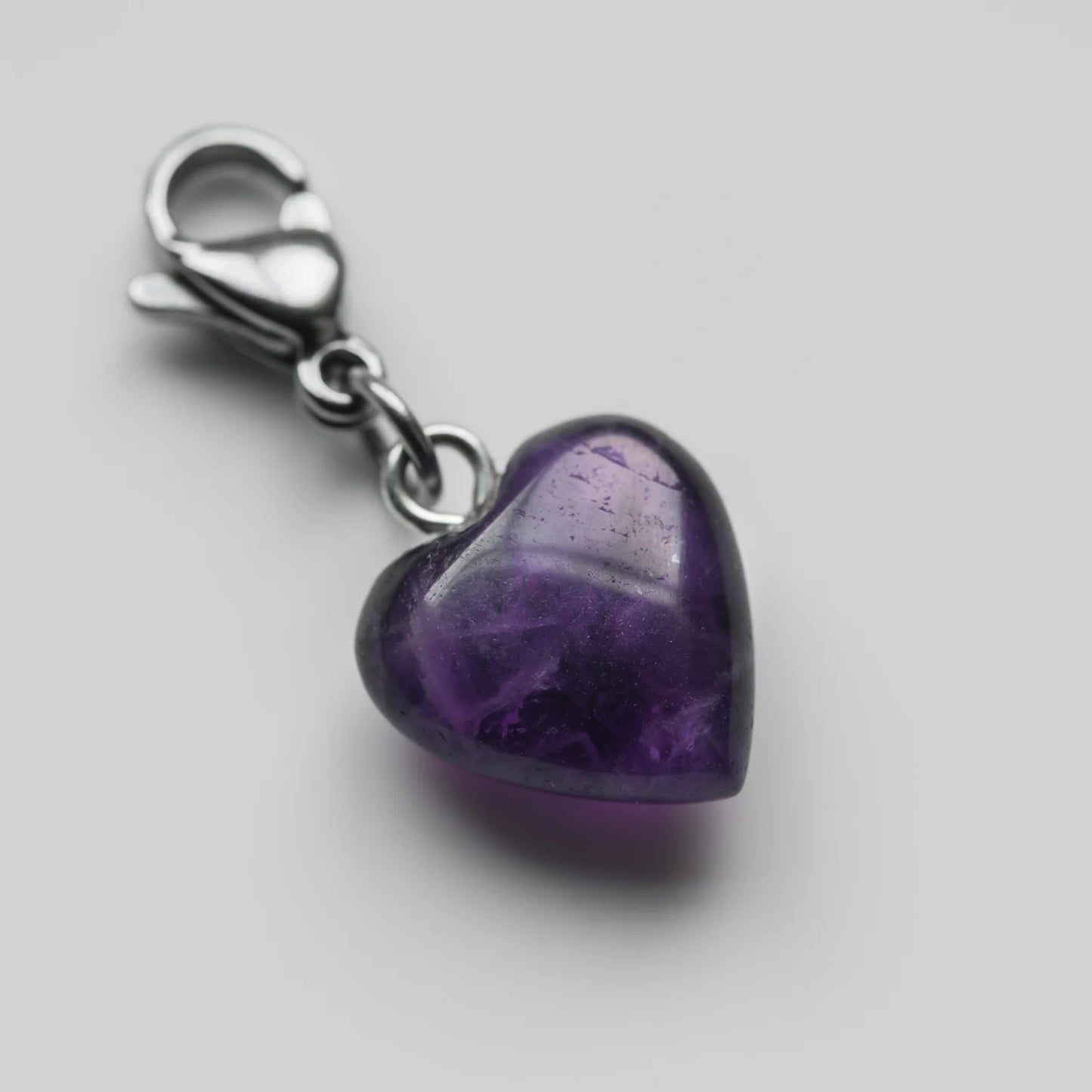 Verschiedene Edelstein Herz Charms Wechselanhänger