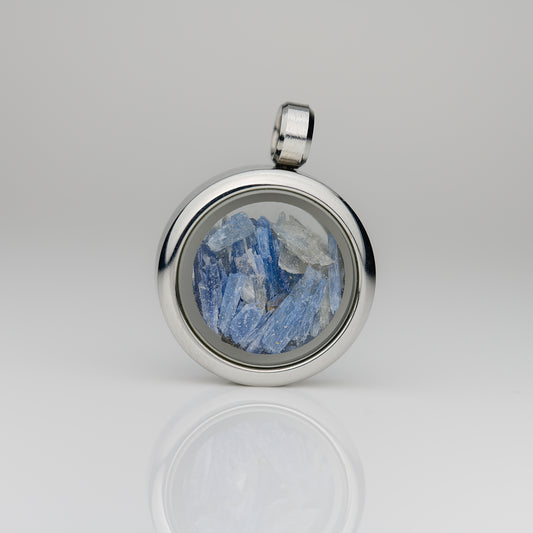Glasmedaillon Disthen Kyanit