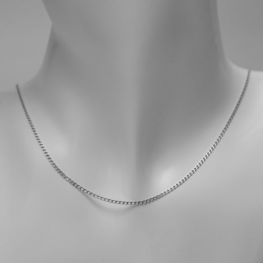 925 Sterlingsilber Panzerkette 45cm 1,35mm