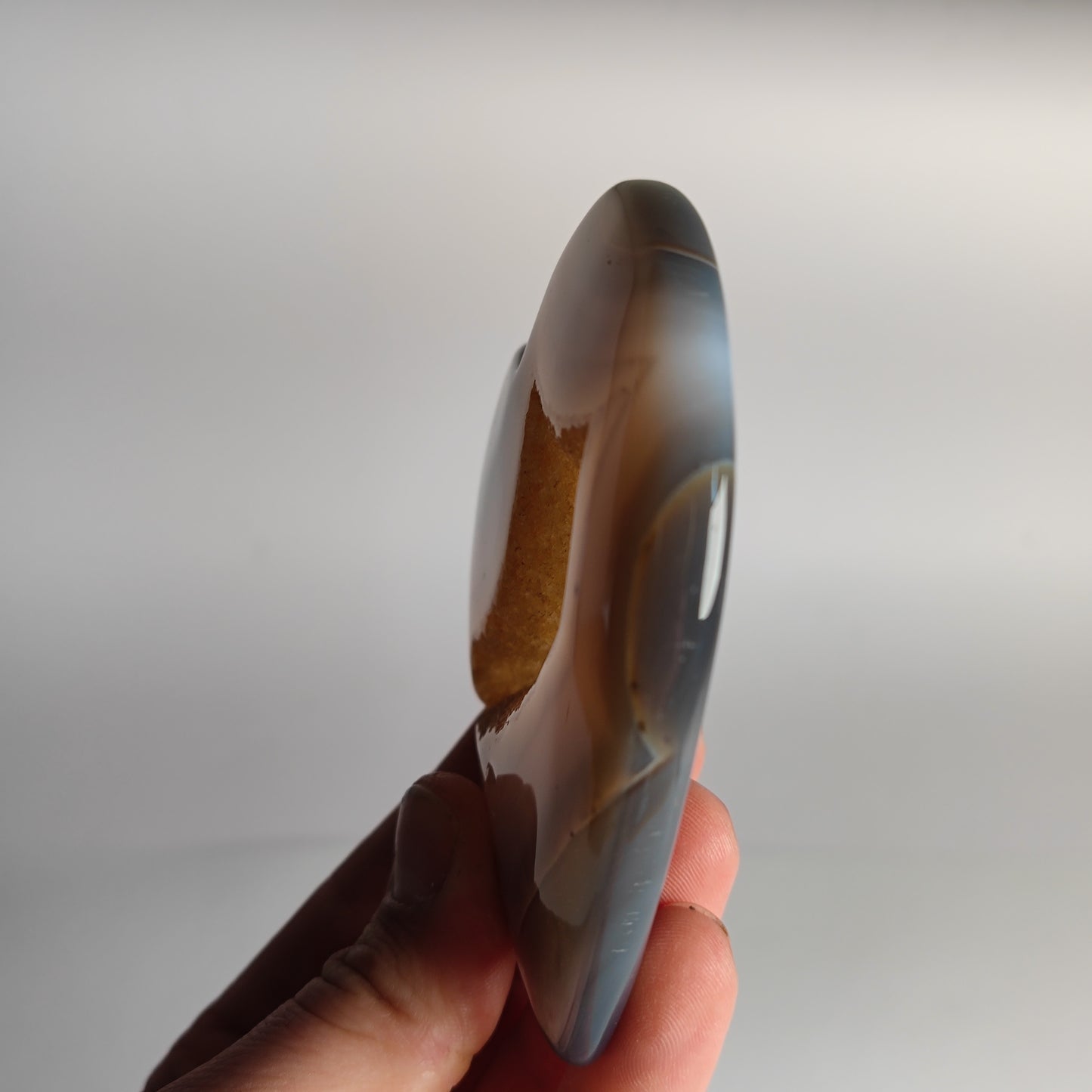 Druzy Achat Herz