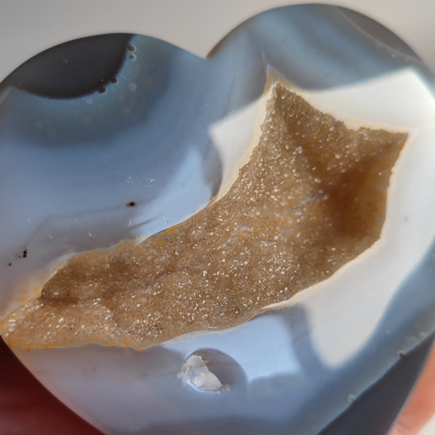 Druzy Achat Herz