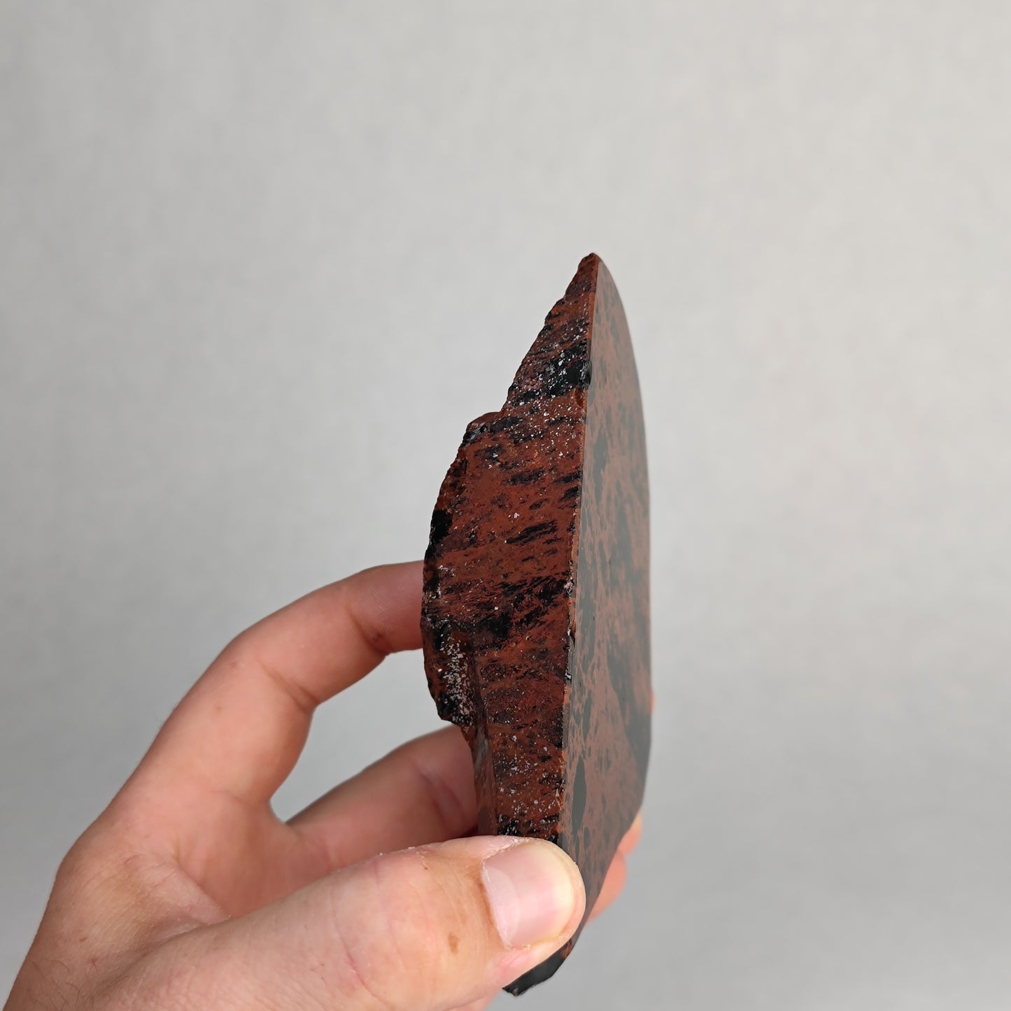 Mahagoni Obsidian Anschliff