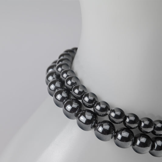 Hämatit Armband 6/8mm