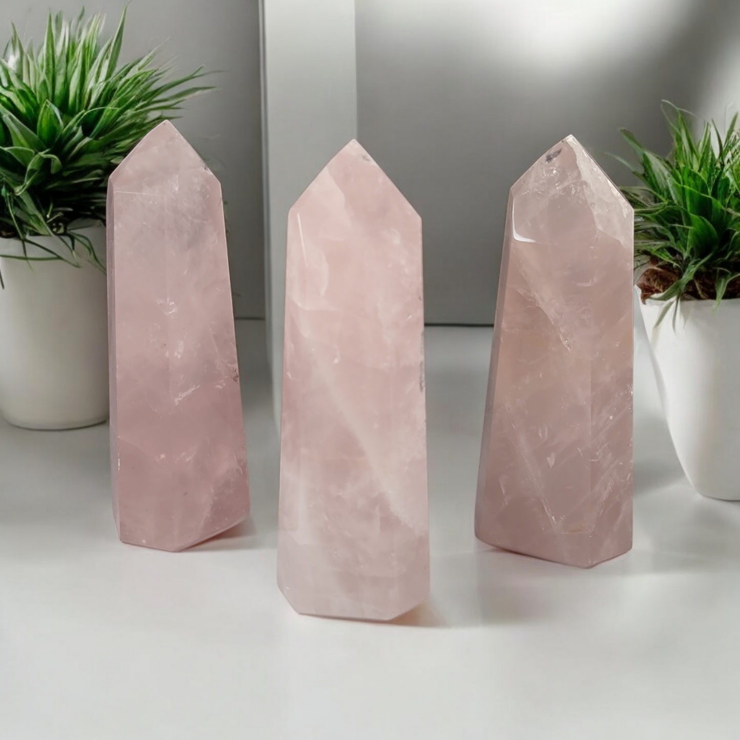Rosenquarz Obelisk