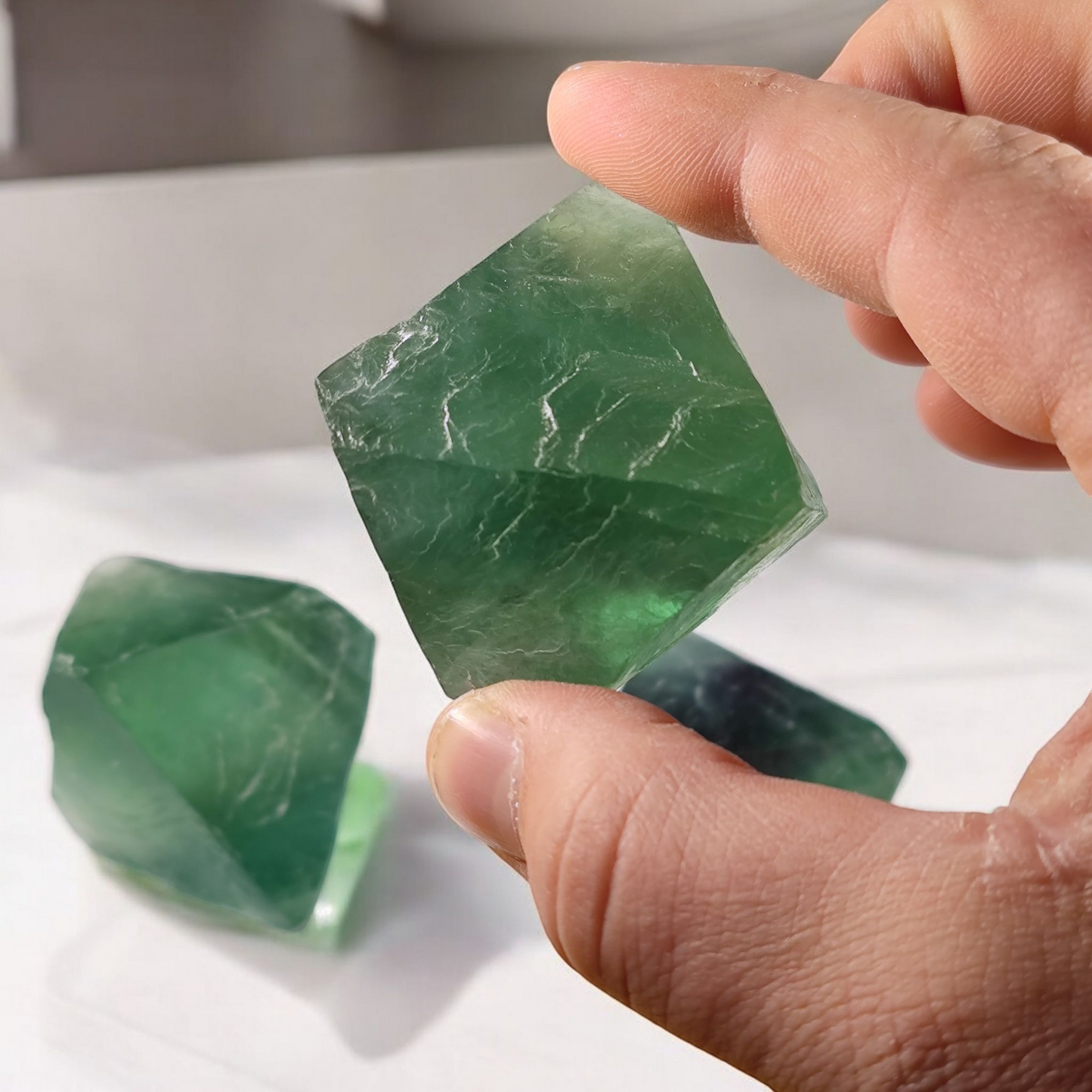 Fluorit Oktaeder 45-55mm