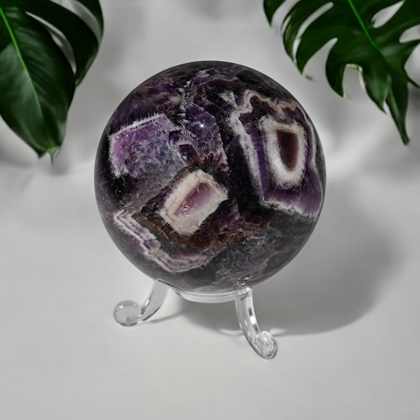 Chevron Amethyst Kugeln