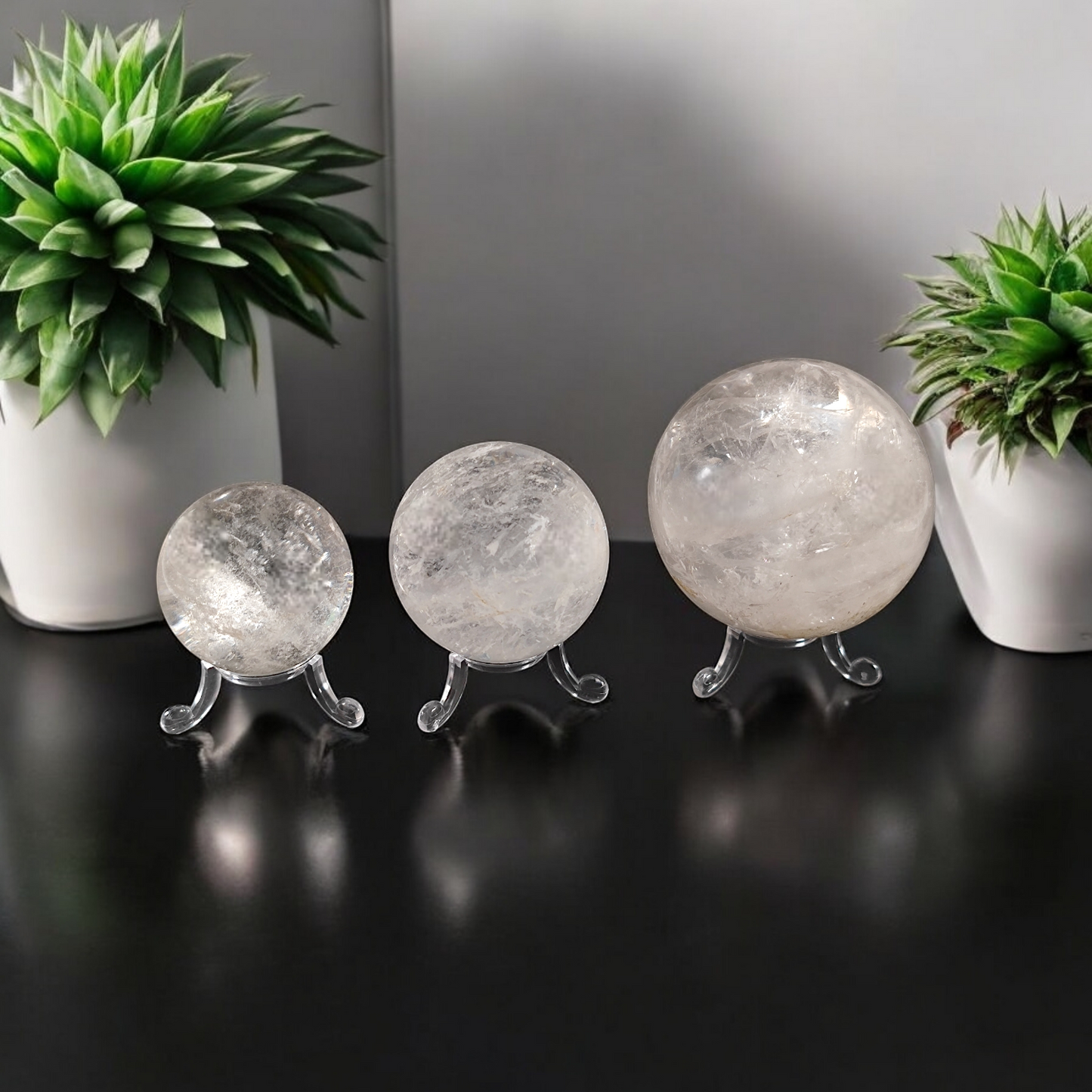 Quarz Bergkristall Kugeln