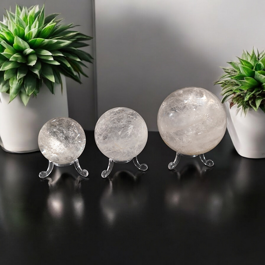Quarz Bergkristall Kugeln