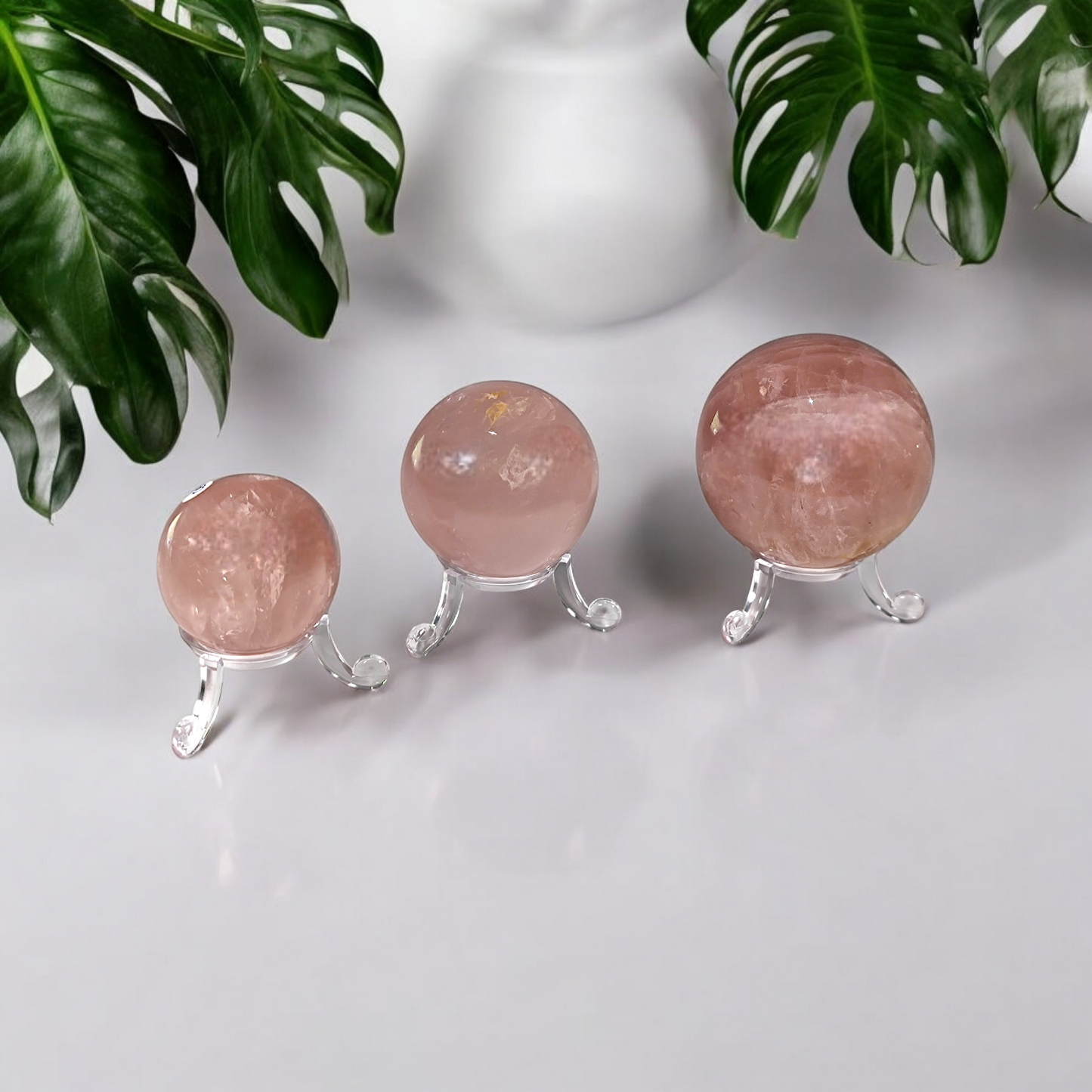 Rosenquarz Kugeln