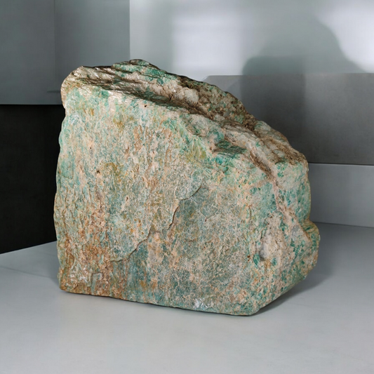 Amazonit Rohstein Einzelstück