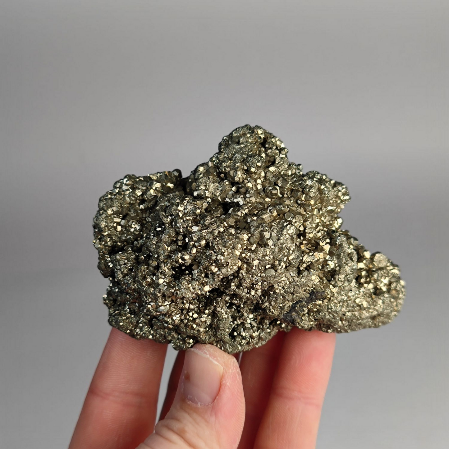 Verschiedene Pyrit Stufen