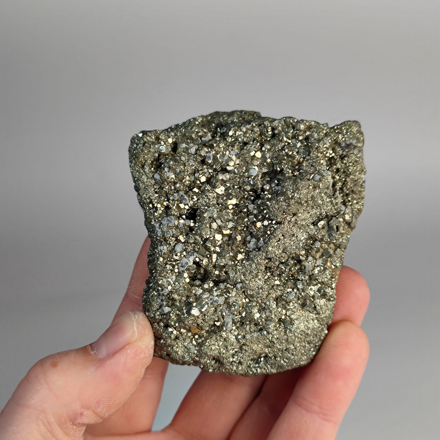 Verschiedene Pyrit Stufen