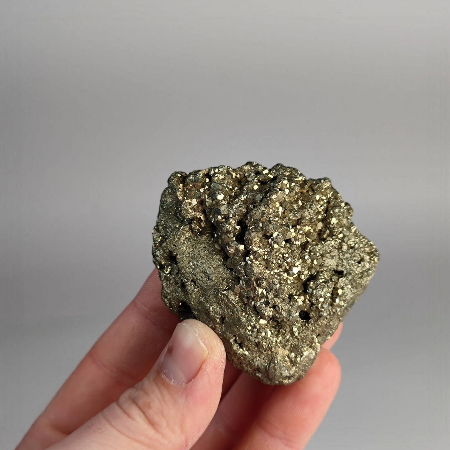 Verschiedene Pyrit Stufen