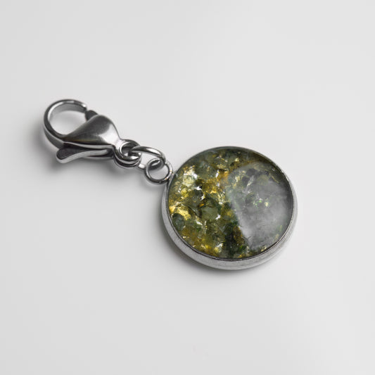 Eifel Olivin / Peridot Charm Wechselanhänger