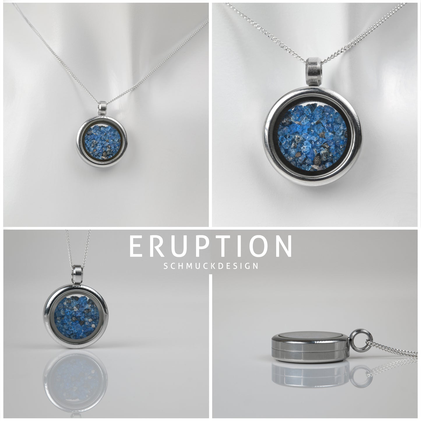 Glasmedaillon Hauyin Eifel