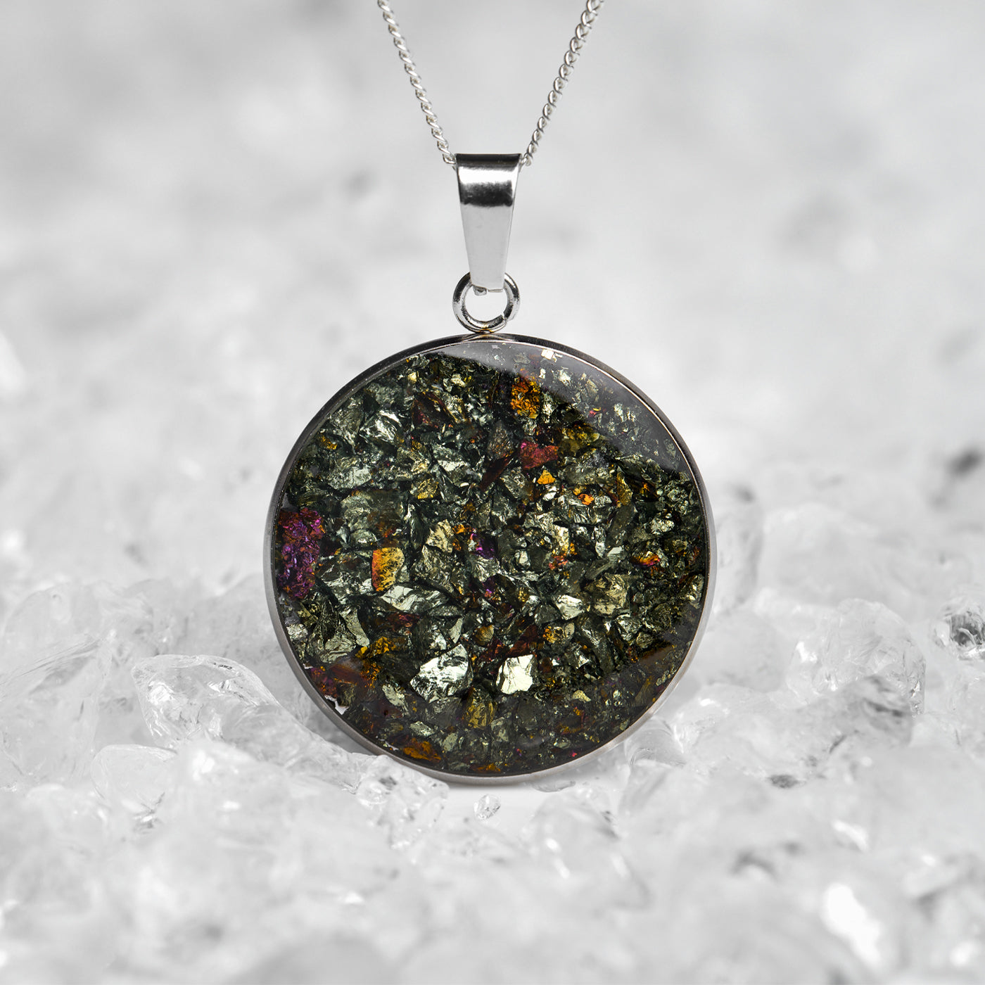 Chalkopyrit Anhänger 25mm