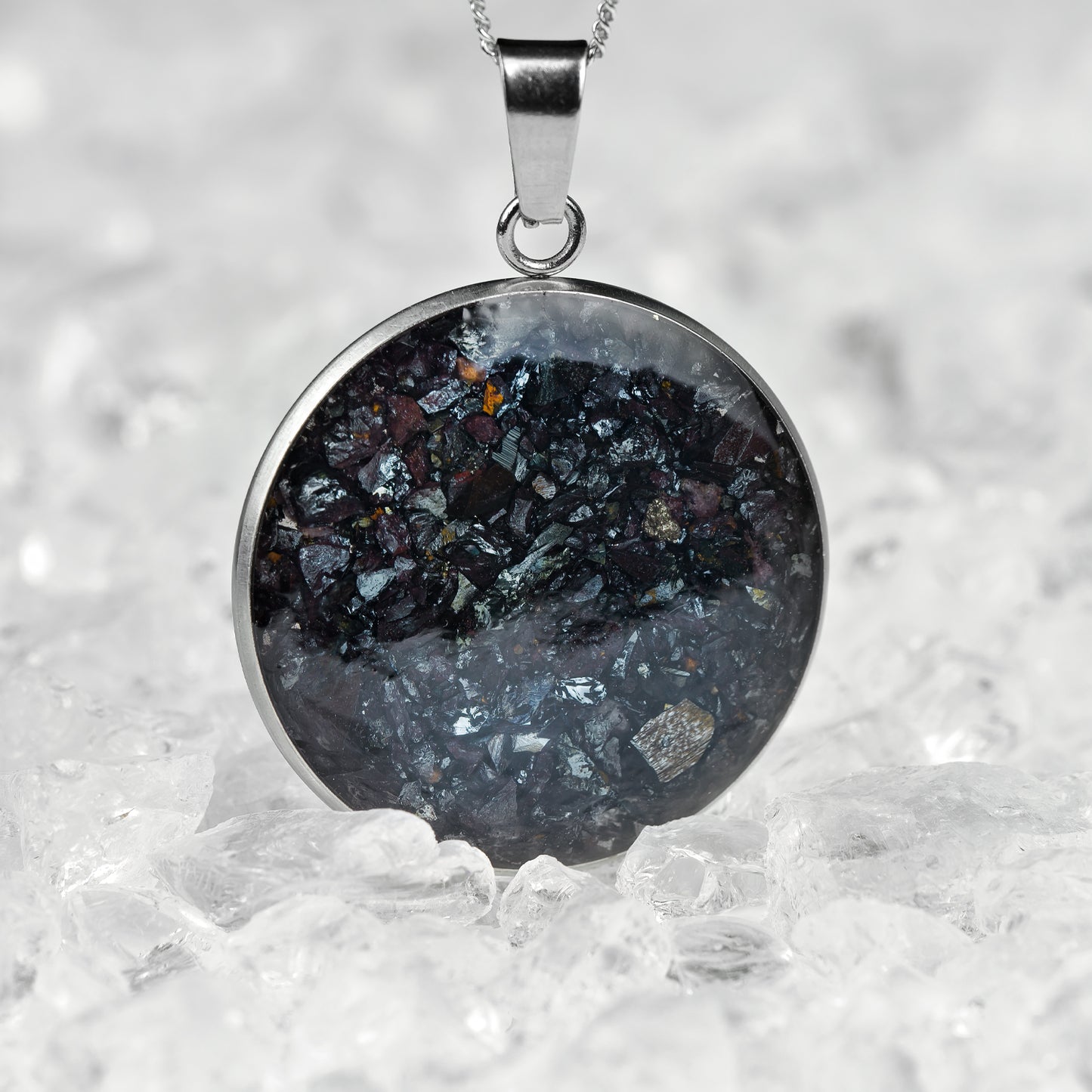 Elba Hämatit Anhänger 25mm