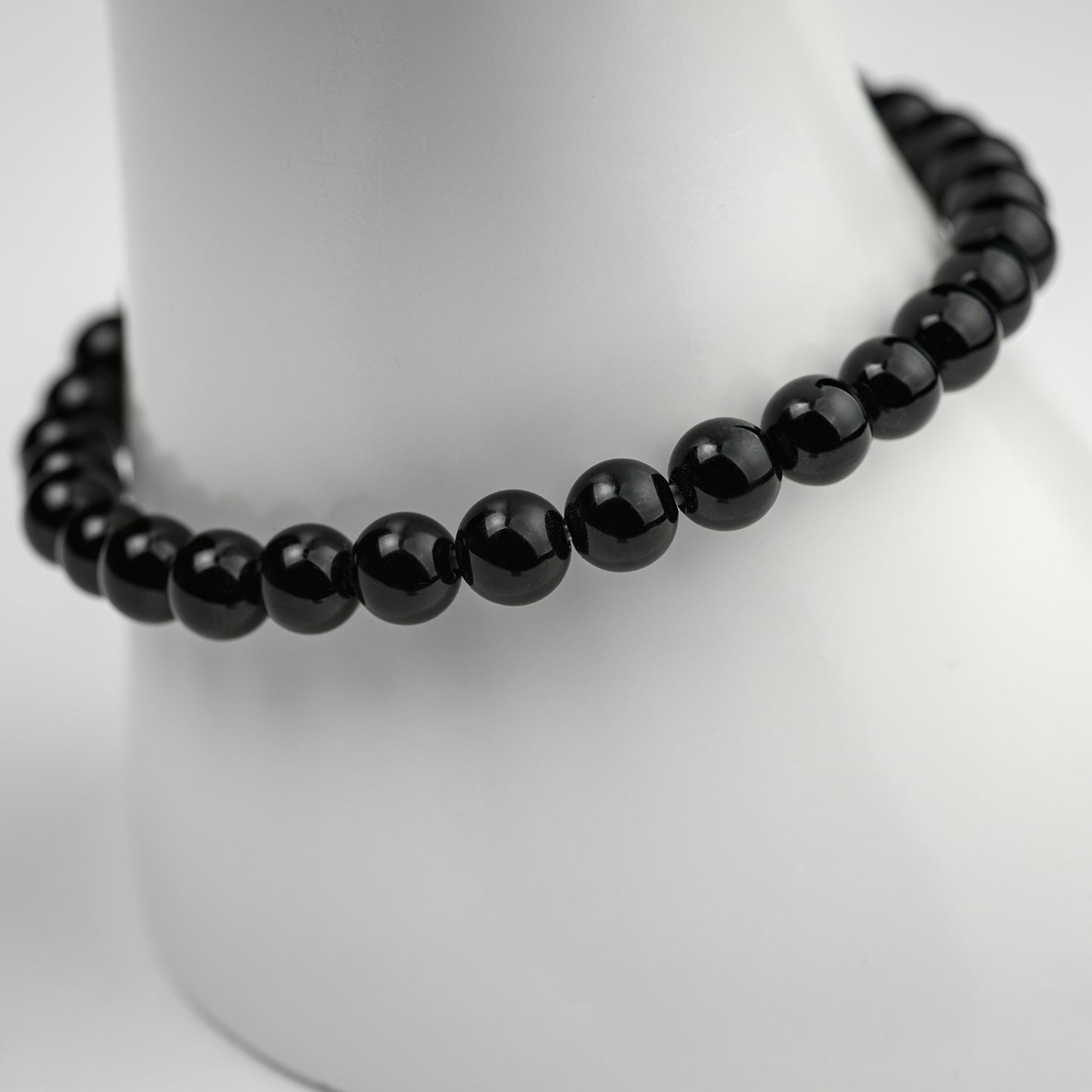 Schwarzer Obsidian Armband 4/6/8mm