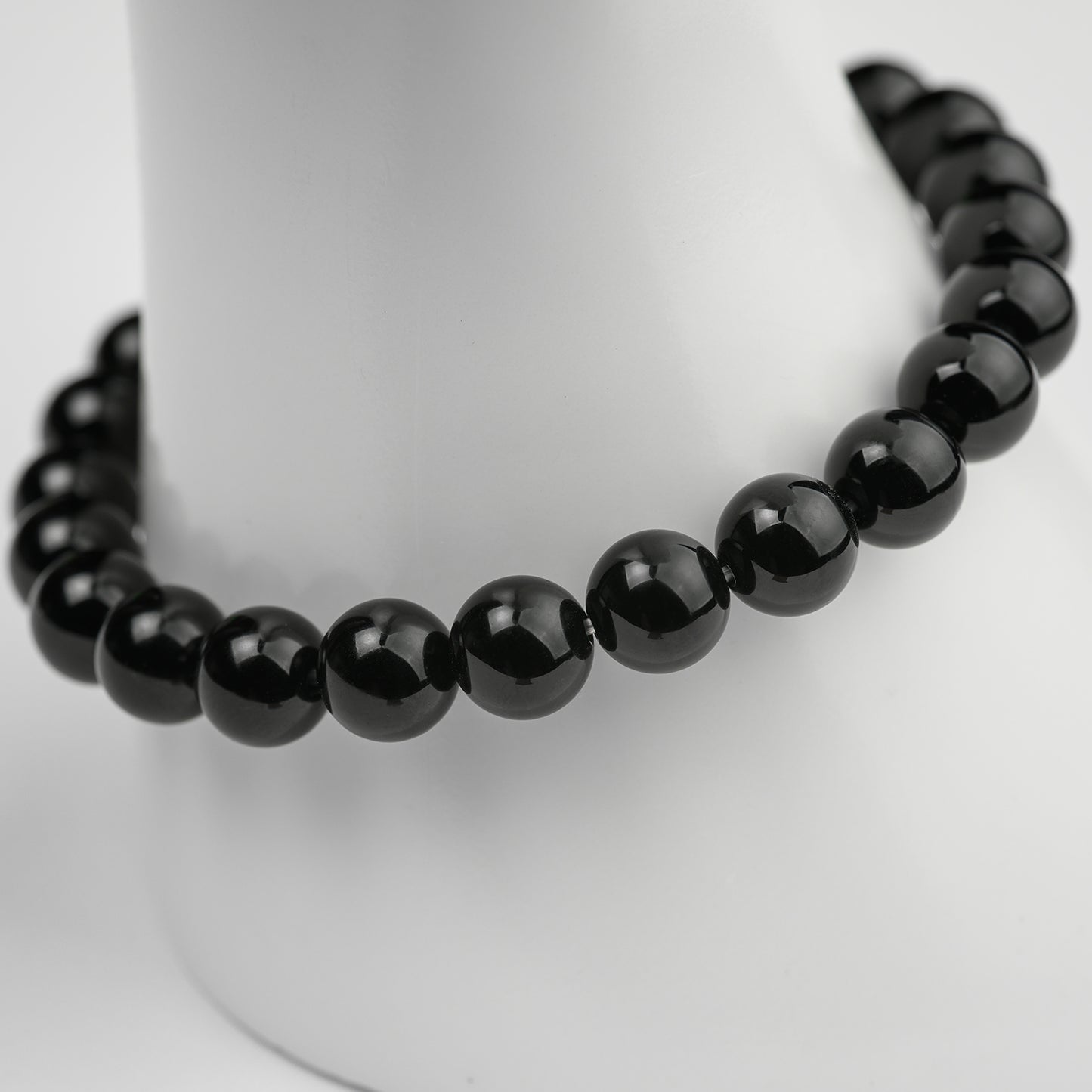 Schwarzer Obsidian Armband 4/6/8mm