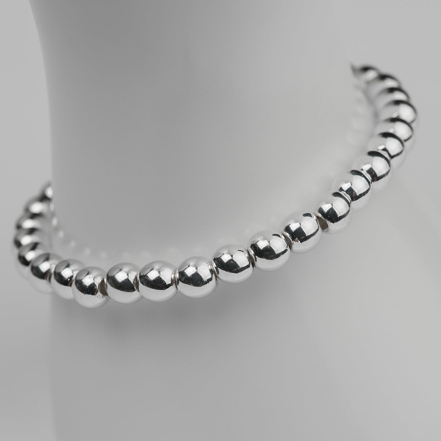 Hämatit Armband bedampft Silber Gold Rose 6mm