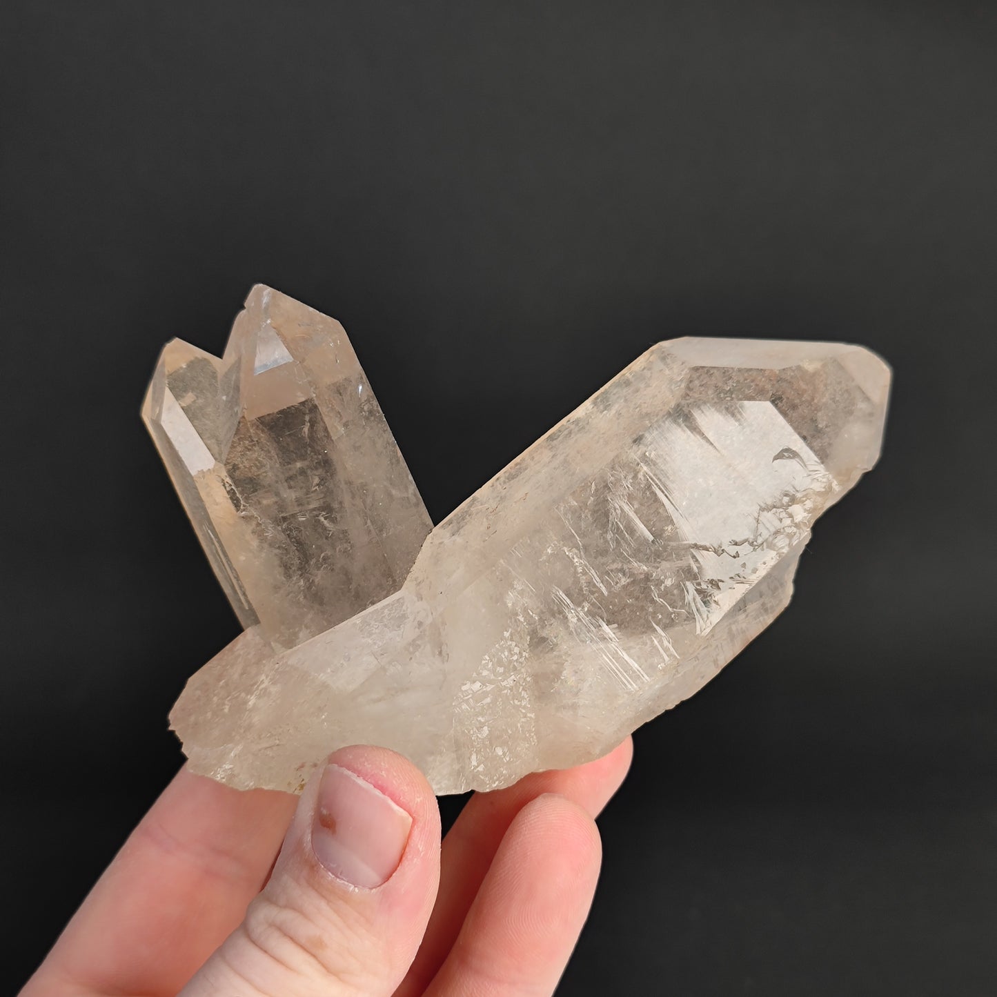 Verschiedene Bergkristall Stufen / Cluster