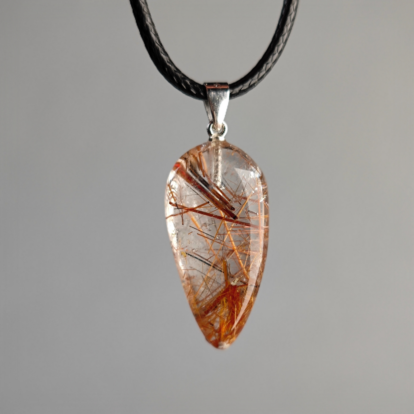 Verschiedene Rutilquarz Anhänger 925