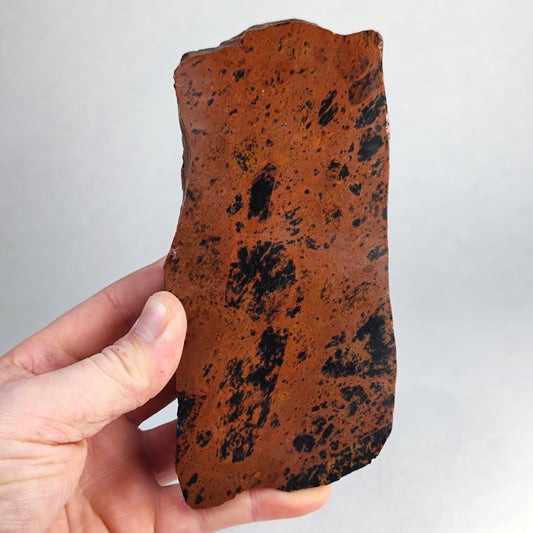 Mahagoni Obsidian Anschliff