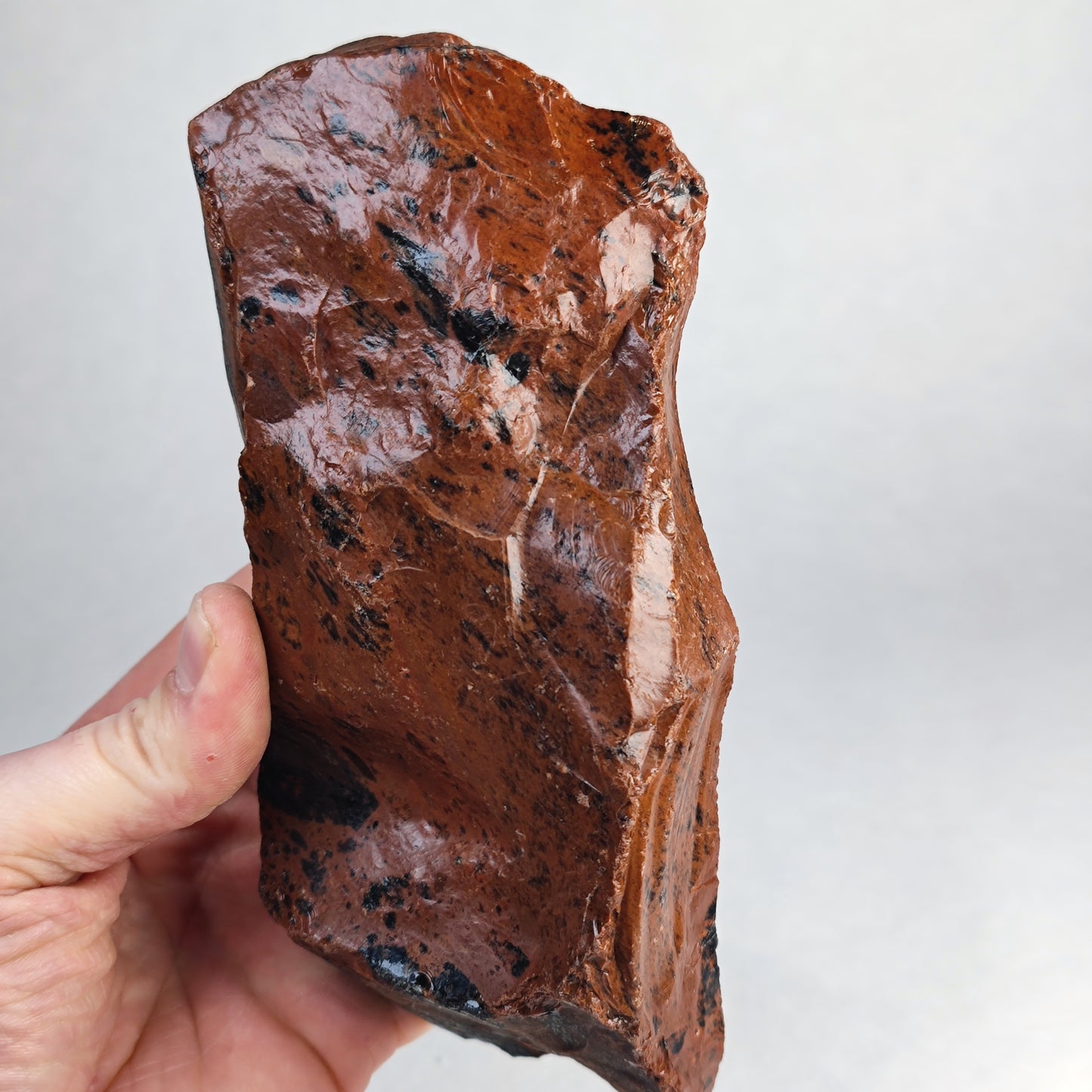 Mahagoni Obsidian Anschliff