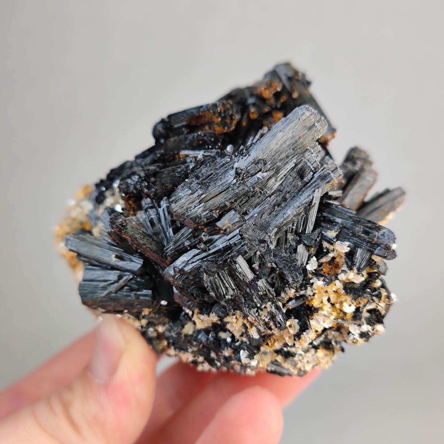 Schörl Turmalin mit Muskovit Glimmer , Namibia