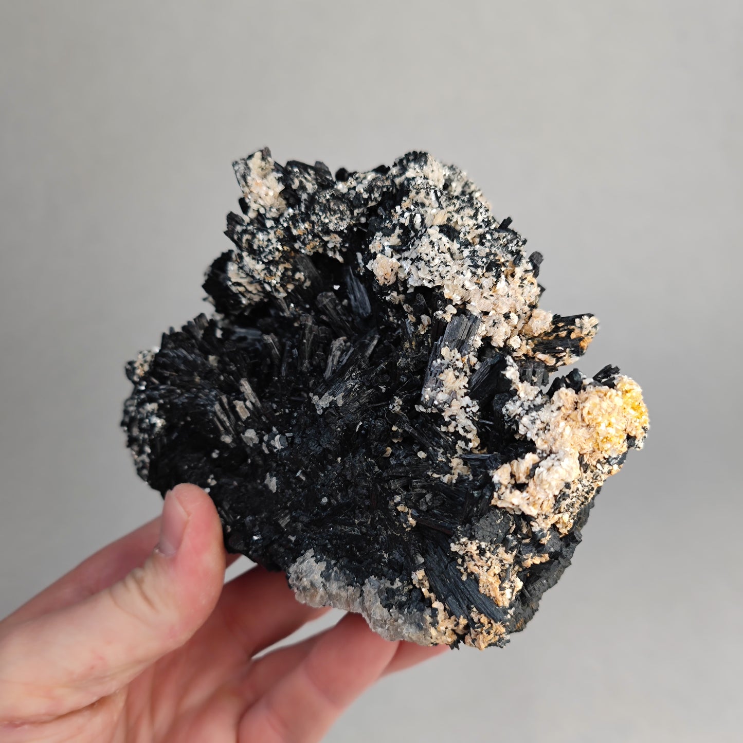 Schörl Turmalin mit Muskovit Glimmer , Namibia