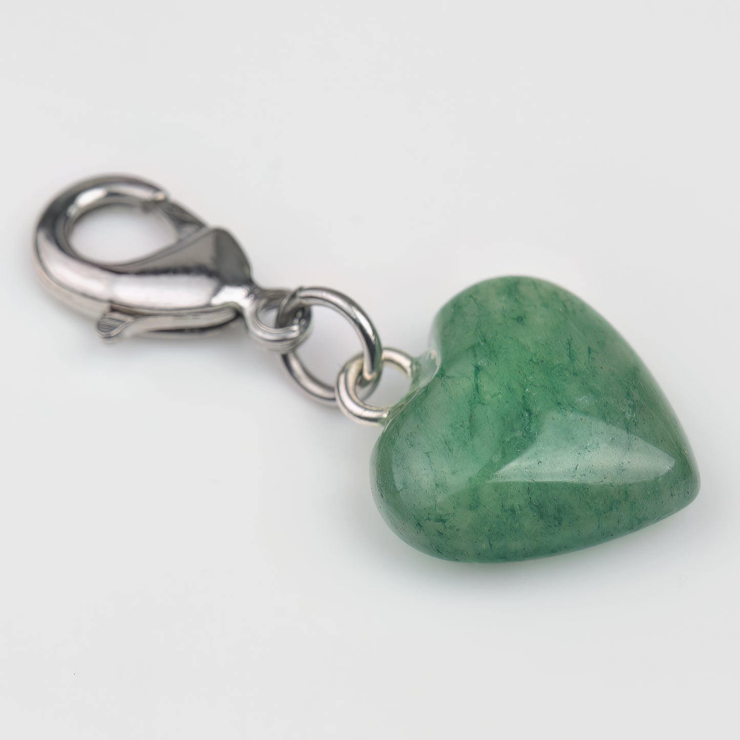 Verschiedene Edelstein Herz Charms Wechselanhänger