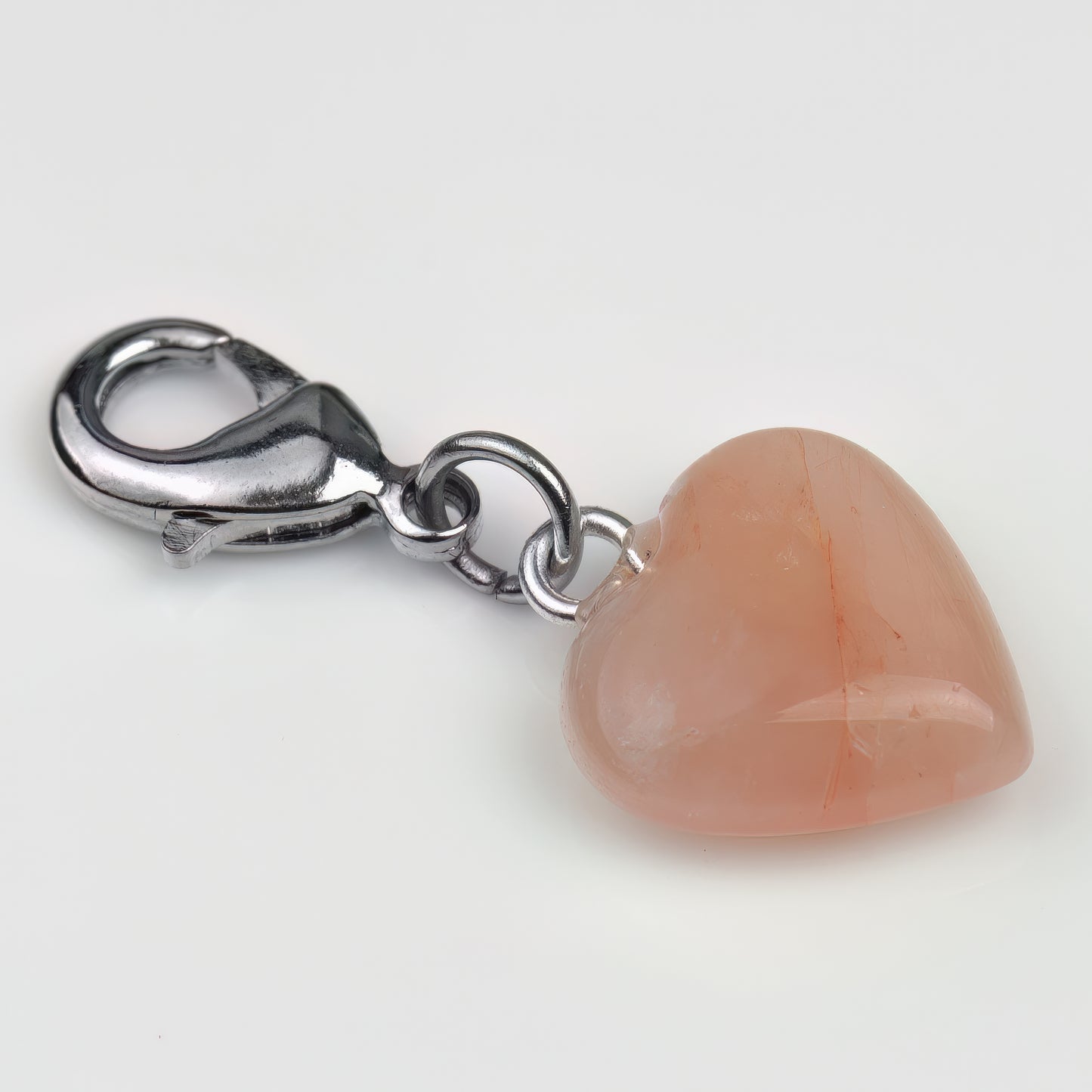 Verschiedene Edelstein Herz Charms Wechselanhänger