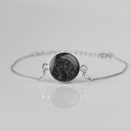 Elba Hämatit 925 Sterlingsilber Armband