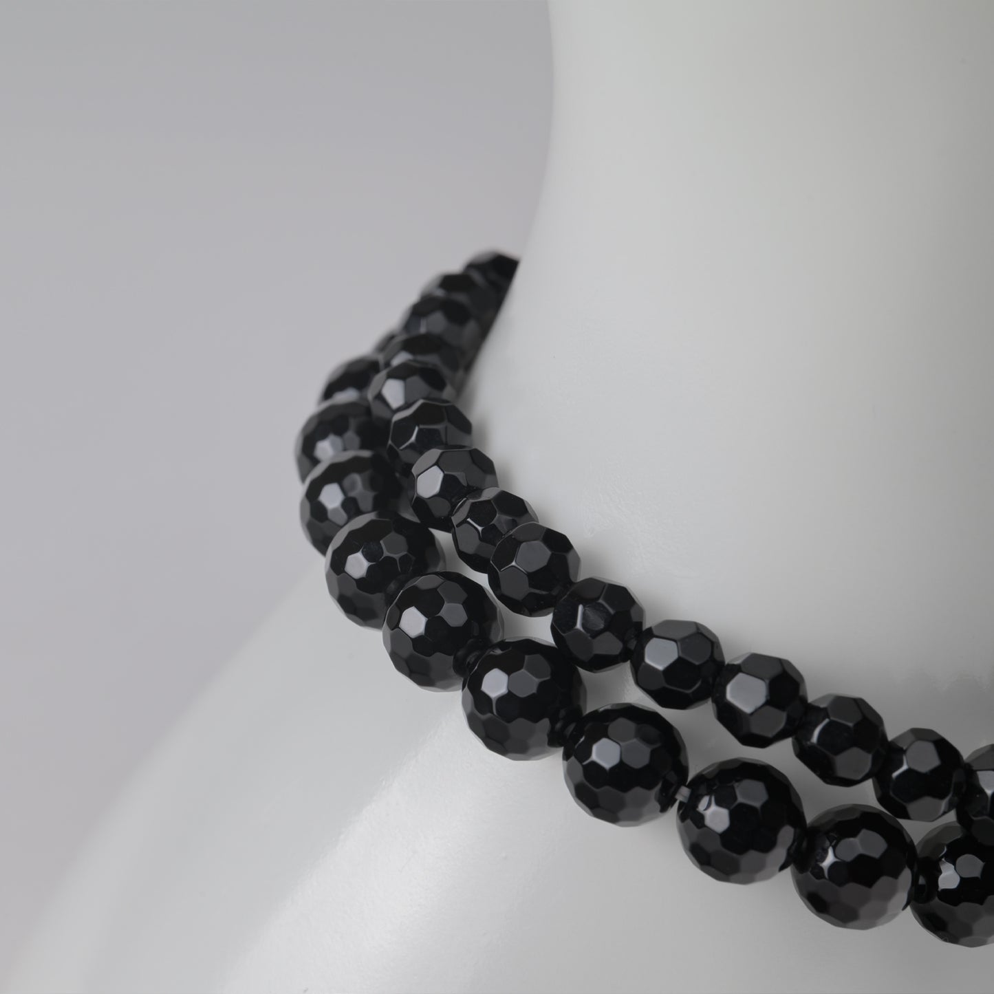 Obsidian Armbänder facettiert 6/8mm