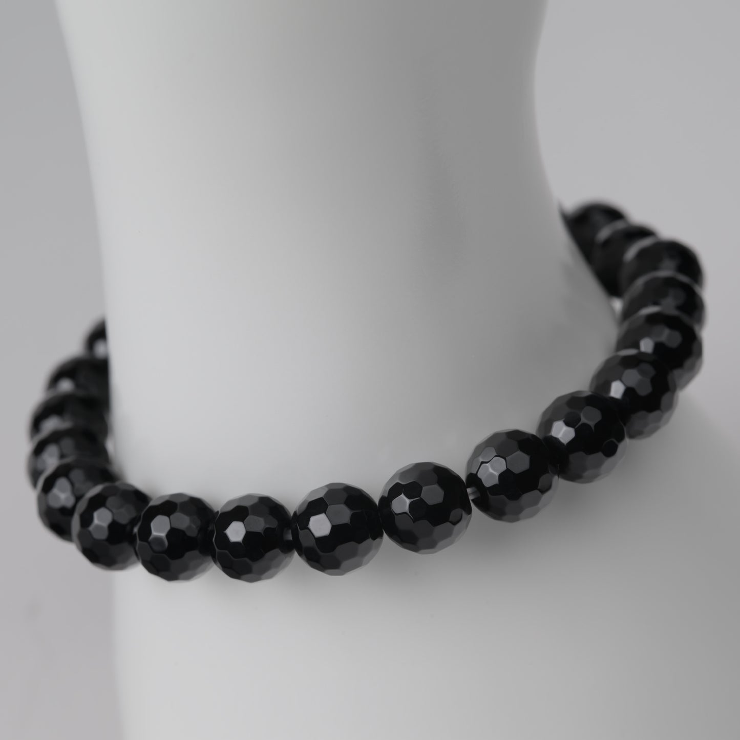 Obsidian Armbänder facettiert 6/8mm