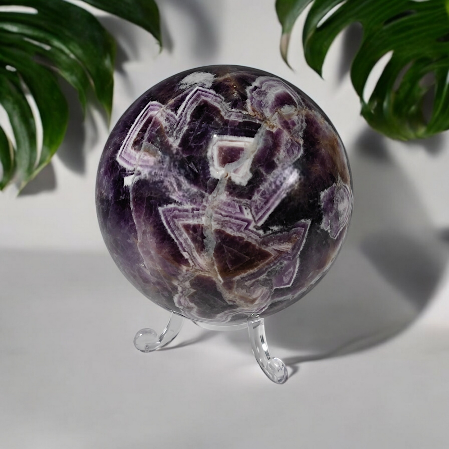 Chevron Amethyst Kugeln